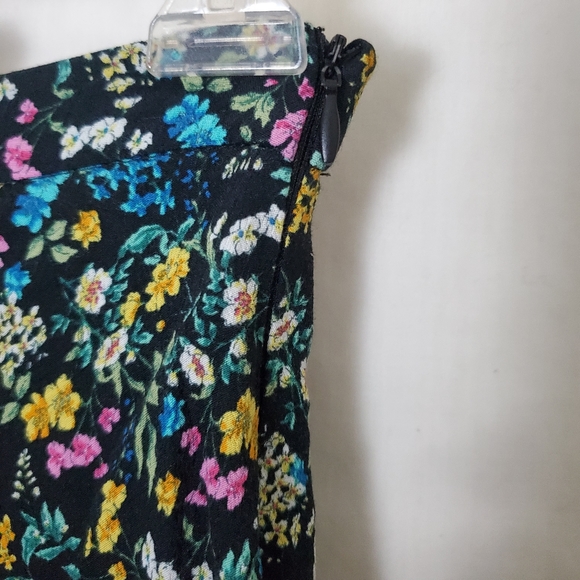 Sanctuary The Fuller Slip Skirt Spring Field Size XS Floral Front Slit Midi - Picture 6 of 7